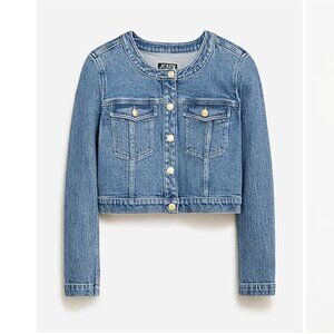 J.Crew Louisa patch-pocket lady jacket in denim Size 2 SOLD OUT